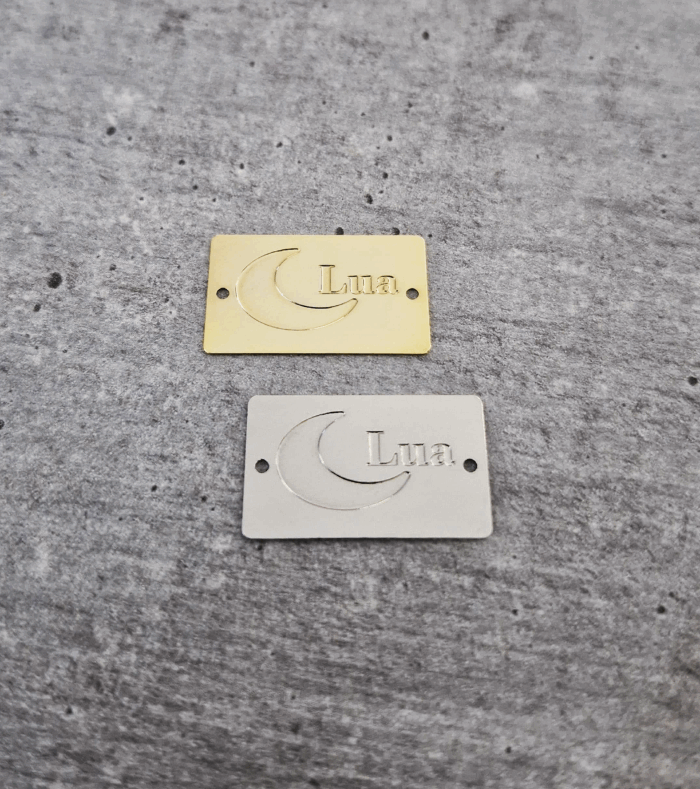 Etiqueta retangular 2,5 x 1,5 cm - Linha Luxo - Imagem 1