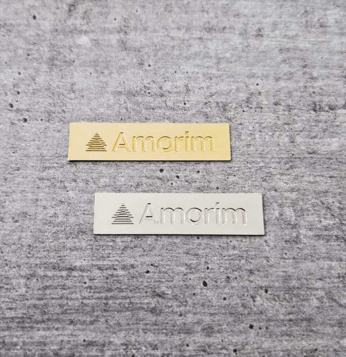 Etiqueta retangular 4,0 x 1,0 cm - sem furo - Linha Luxo - Imagem 1